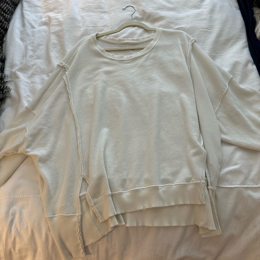 Free People white pullover